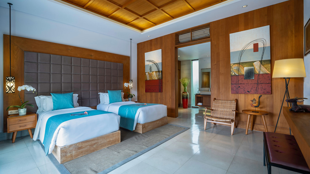 Villa Cendrawasih - twin bedroom